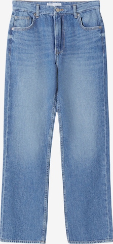 Regular Jean Bershka en bleu : devant