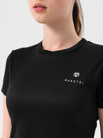 MOROTAI Performance shirt 'Naka' in Black