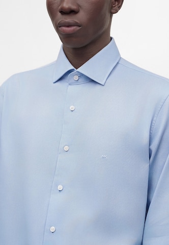 Slim fit Camicia 'DOBBY' di Michael Kors in blu
