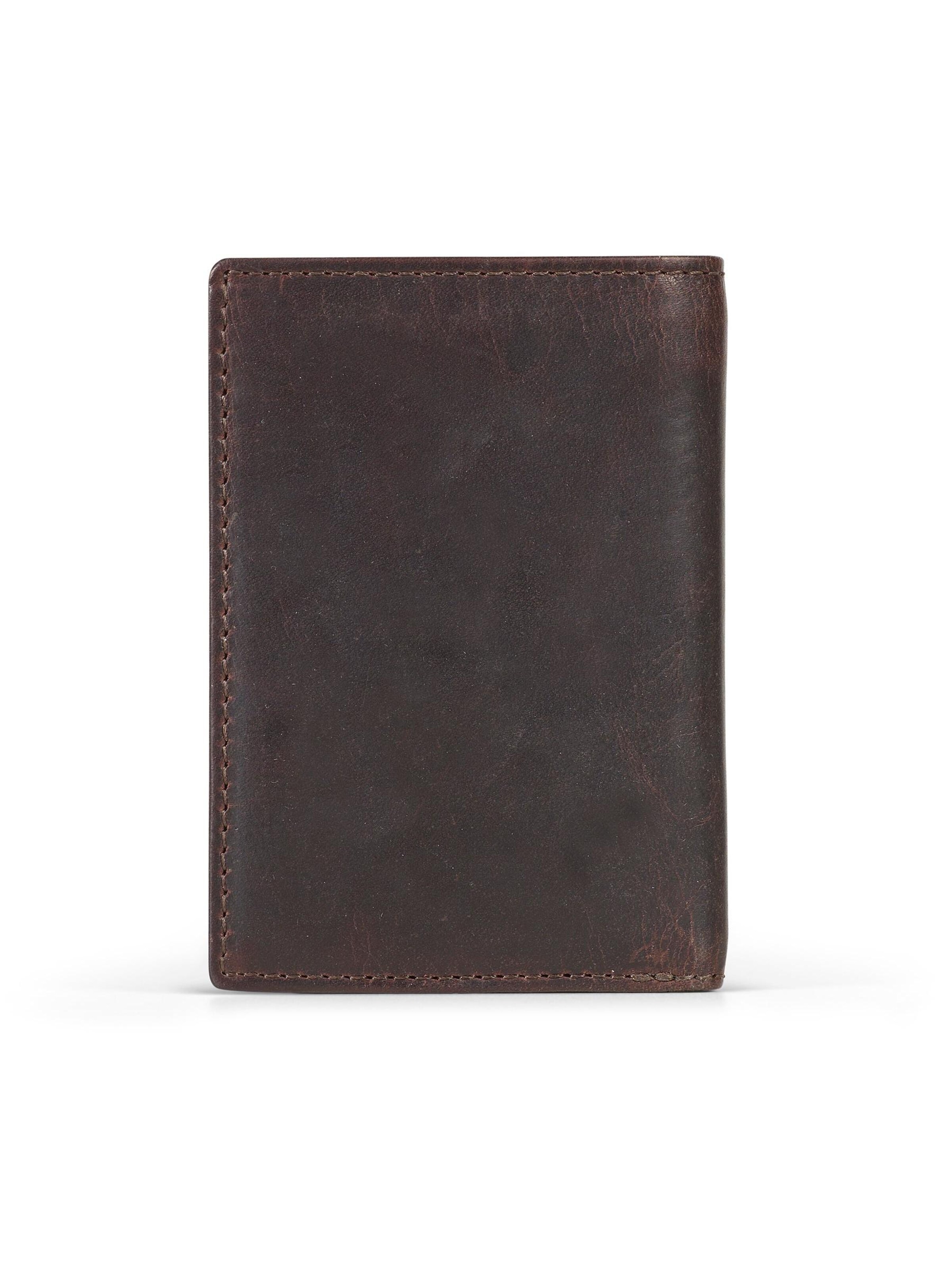 Porte-monnaies 'Howard Wallet Mark Dark Brown' Howard London en marron