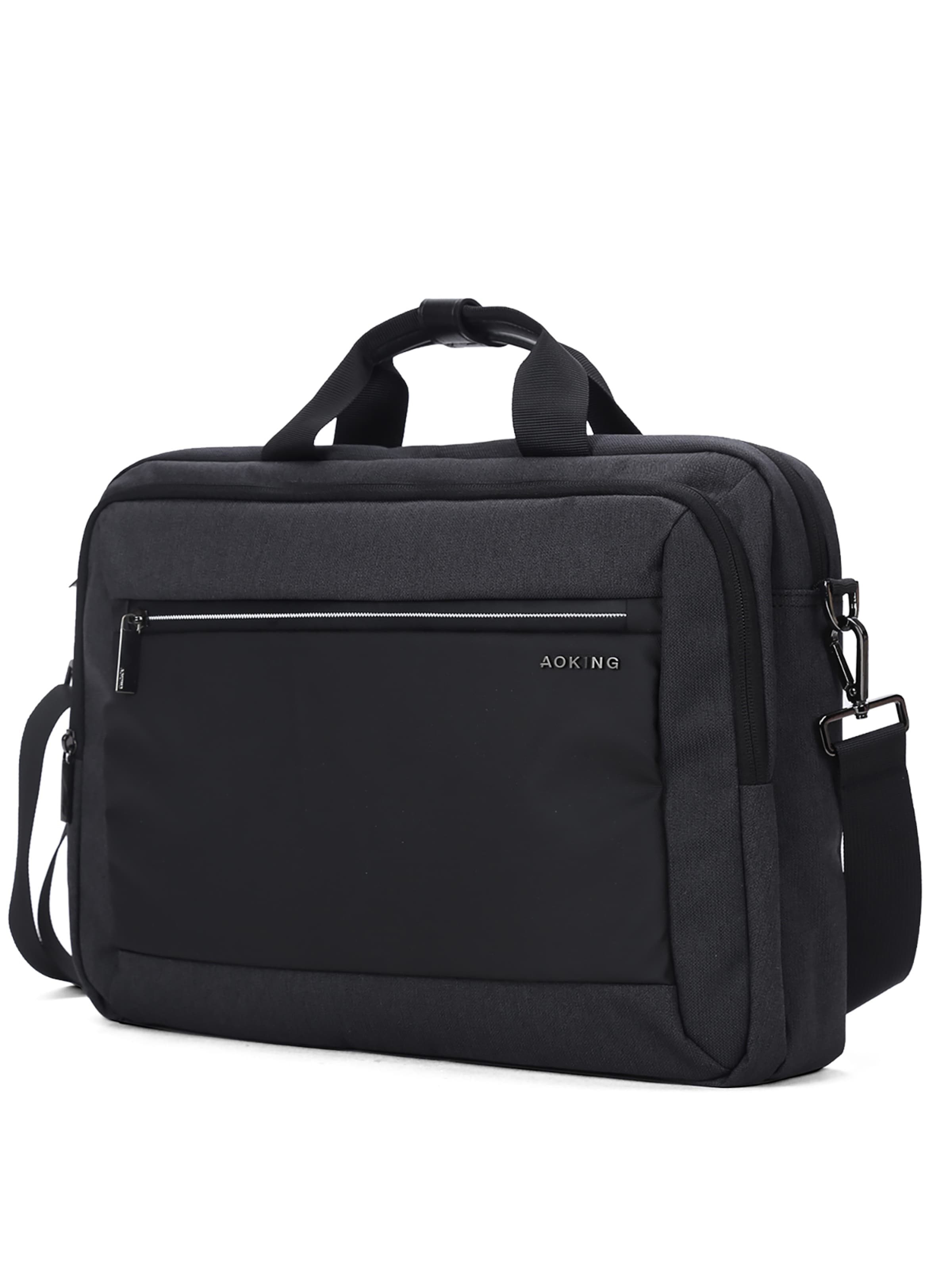 Aoking Aktentas in Zwart: voorkant