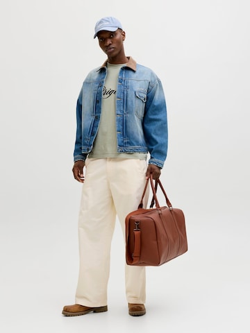 Baggy Pantalon JACK & JONES en blanc