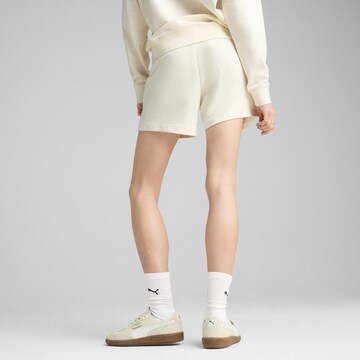 Regular Pantalon 'ESS' PUMA en blanc
