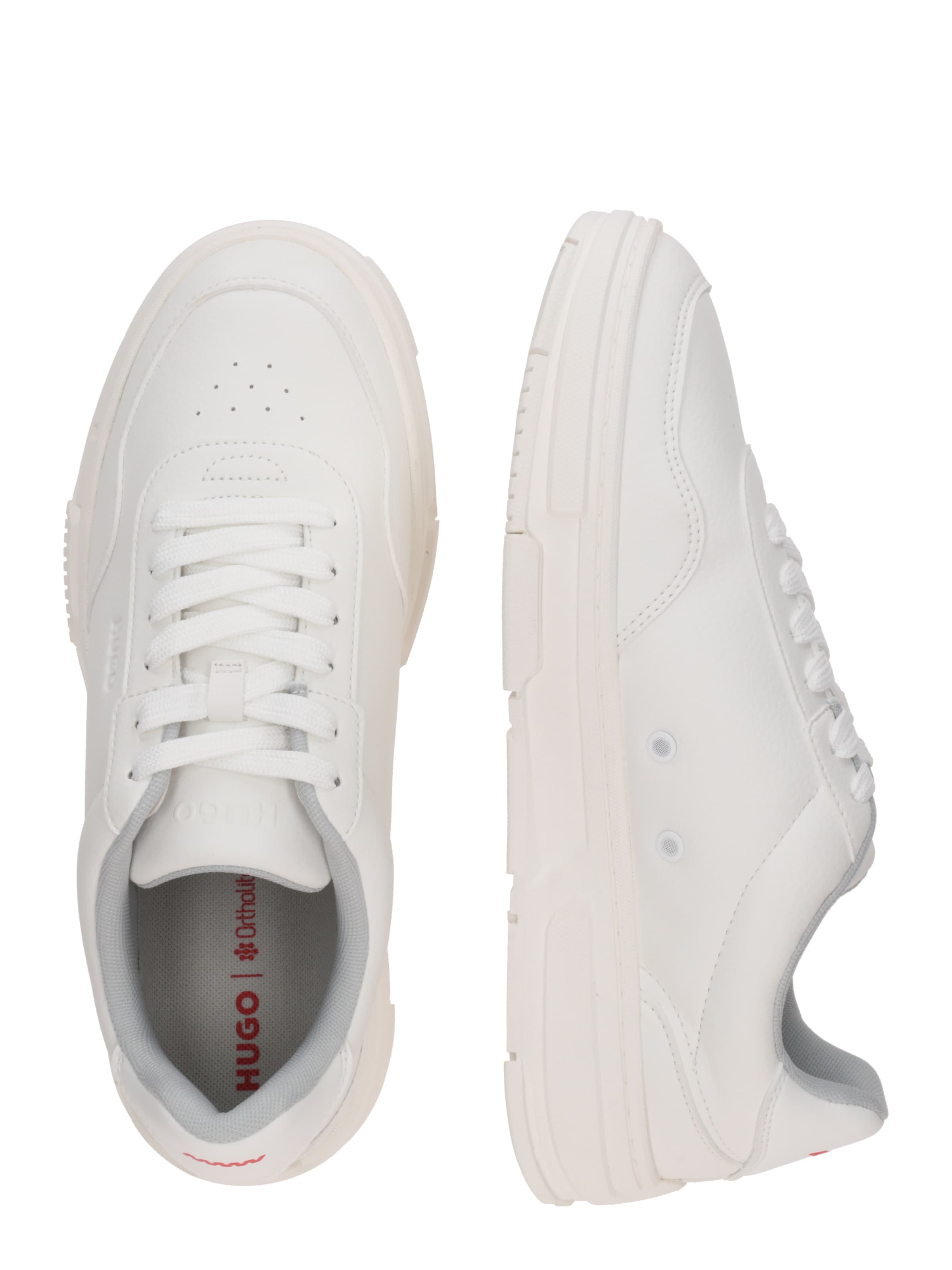 Sneaker low 'Yarrow' de la HUGO pe alb