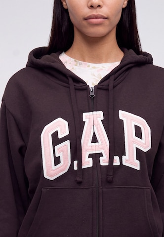 Gap Petite Ζακέτα φούτερ 'HERITAGE' σε καφέ