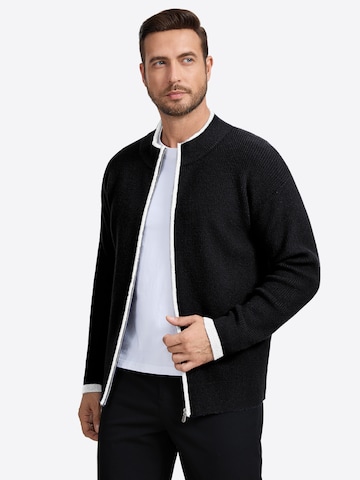 Vantory Strickjacke in Schwarz: Vorderseite