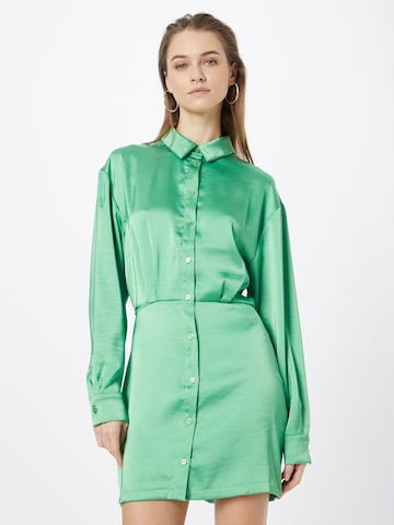 Samsøe Samsøe Платье-рубашка 'LIZA' в Зеленый: спереди