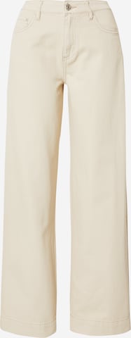 Freequent Regular Broek in Beige: voorkant