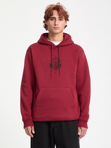 Pull-over 'NODER' Volcom en rouge : devant