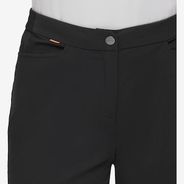 MAMMUT Regular Outdoor Pants 'Massone' in Black