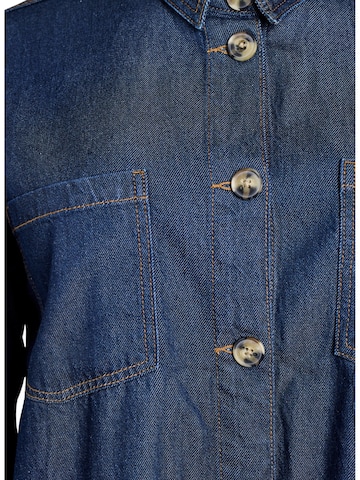 Zizzi Bluse 'Dami' in Blau