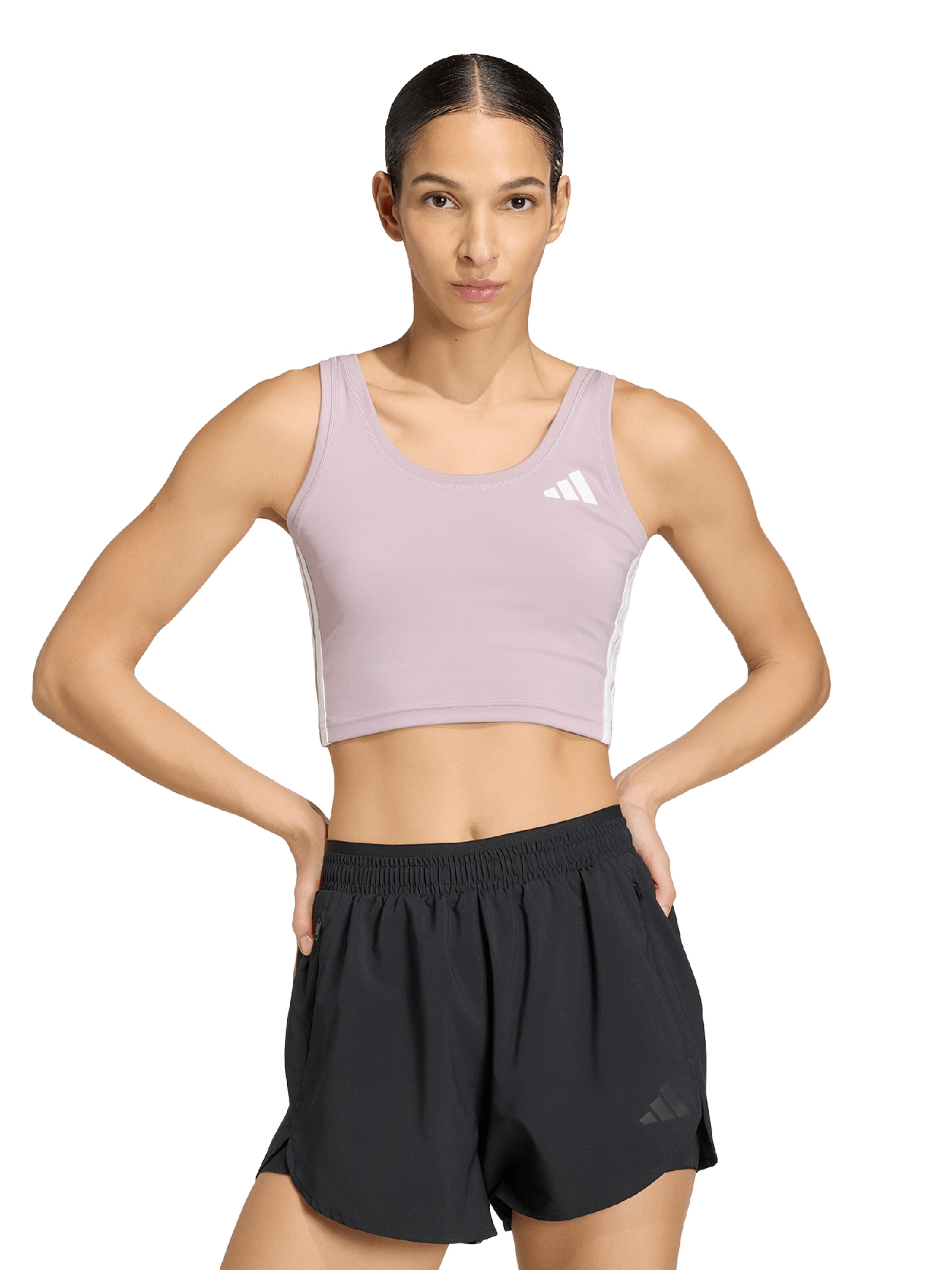 ADIDAS PERFORMANCE Sports Top 'Essentials' in Purple: front