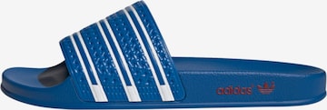 ADIDAS ORIGINALS Muiltjes 'ADILETTE' in Blauw: voorkant