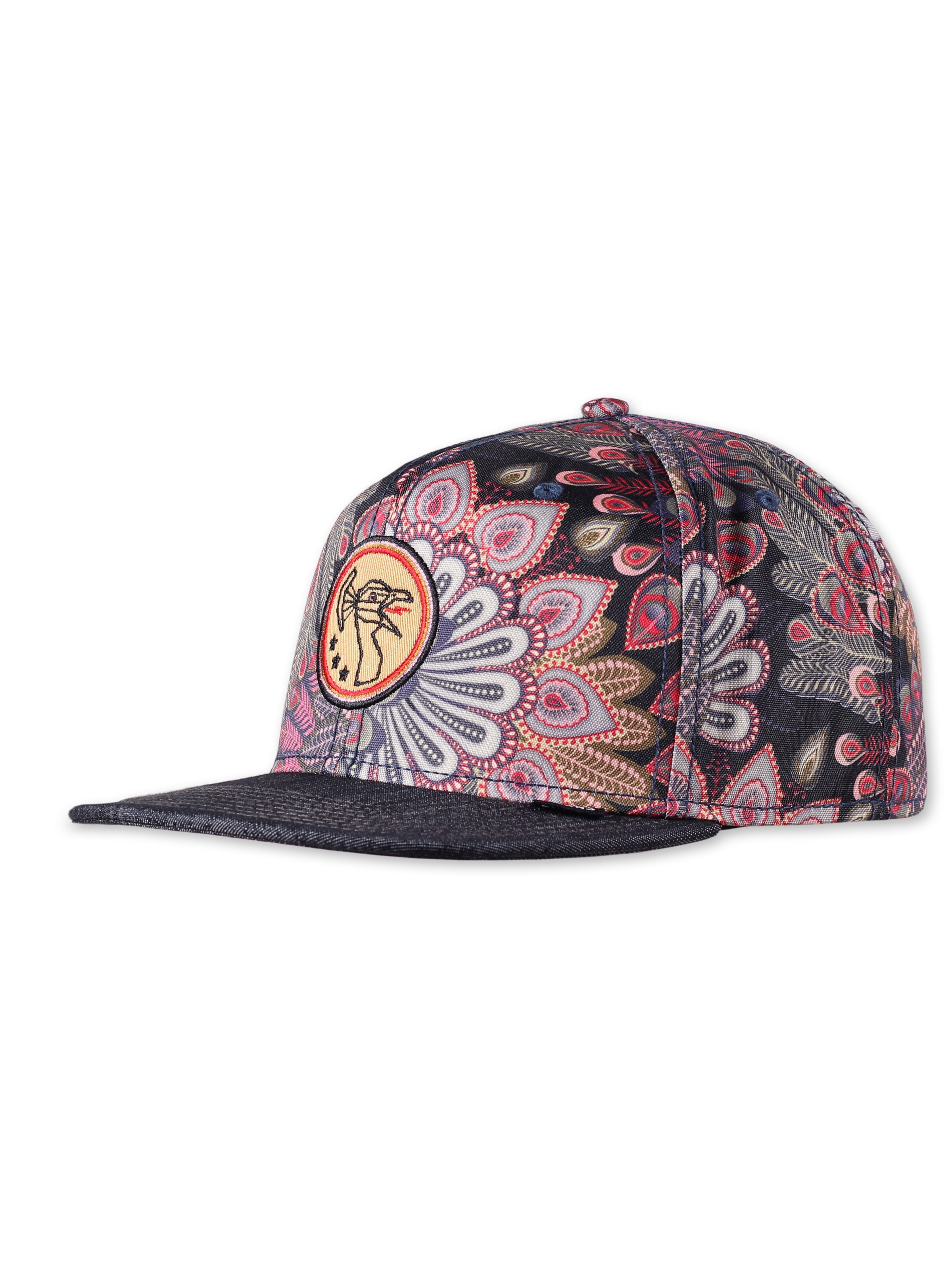 DJINNS Lippalakki 'Peacock' värissä musta: etupuoli