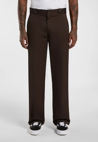 Regular Pantalon DICKIES en marron : devant
