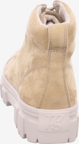 Paul Green Lace-Up Ankle Boots in Beige