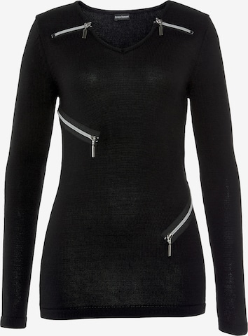 BRUNO BANANI Pullover in Schwarz: predná strana