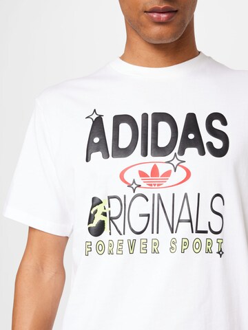 balta ADIDAS ORIGINALS Marškinėliai 'Forever Sleeve'