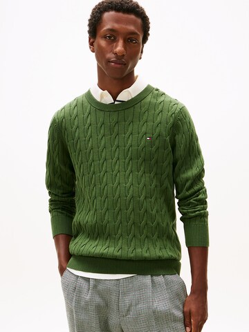 TOMMY HILFIGER Pullover 'Classic' in Grün: Vorderseite