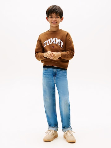 TOMMY HILFIGER Sweater 'Varsity' in Brown