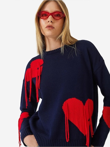 Pull-over 'Pullover' Bianco Lucci en mélange de couleurs