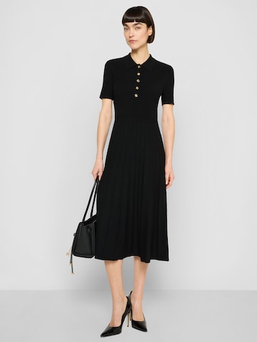 Robes en maille 'FIT N FLARE' MICHAEL Michael Kors en noir : devant