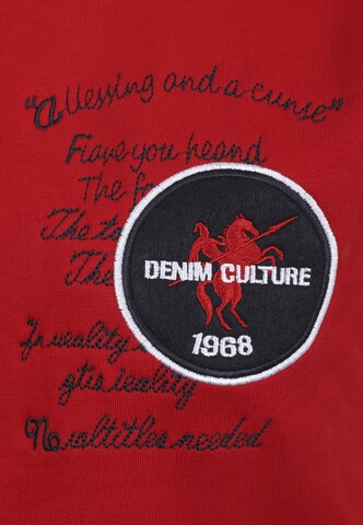 DENIM CULTURE Between-Season Jacket 'CECILIE ' in Red