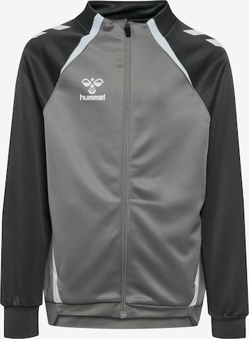 Hummel Sportsweatjacke 'Lead 2.0' in Grau: Vorderseite