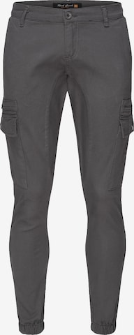 Rock Creek Tapered Cargo Pants in Grey: front