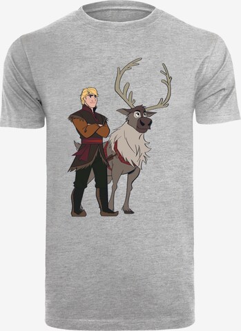 F4NT4STIC Shirt 'Disney Frozen 2 Sven And Kristoff' in Grey: front