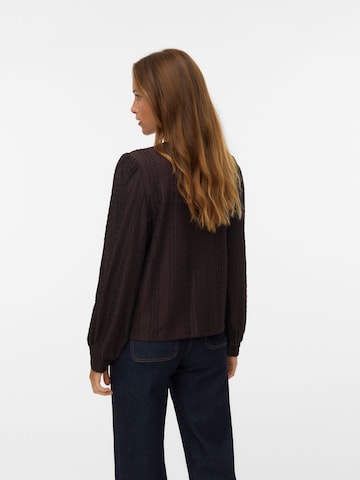VERO MODA Bluse in Braun