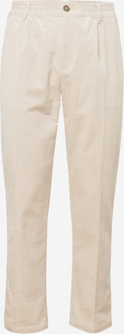 Regular Pantalon à pince 'Marc' Casual Friday en beige : devant