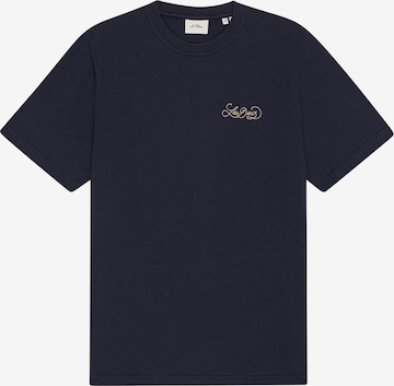 Les Deux - Camiseta 'Orchard' en azul: frente