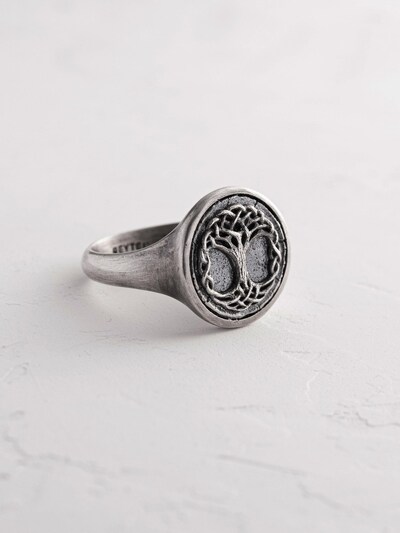 REYTEL Ring 'YGGDRASIL TREE OF LIFE' in silber, Produktansicht