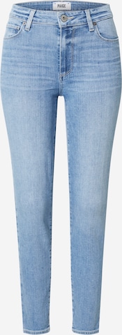 PAIGE Skinny Jeans 'Hoxton' in Blue: front