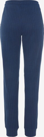 LASCANA Tapered Broek in Blauw