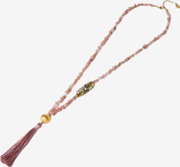 THE GEM STORIES JEWELRY Ketju 'Rose Tourmaline Serenity Necklace' värissä vaaleanpunainen: etupuoli