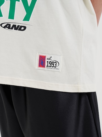 AND1 Tričko 'Did You Dirty Trash Talk' - Béžová