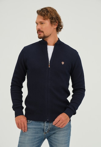 Giorgio di Mare Knit cardigan in Blue: front