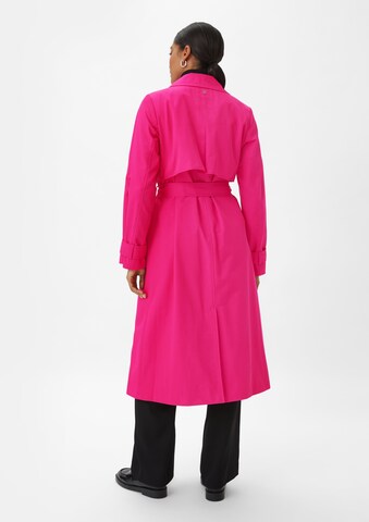 COMMA Between-seasons coat in Pink: back