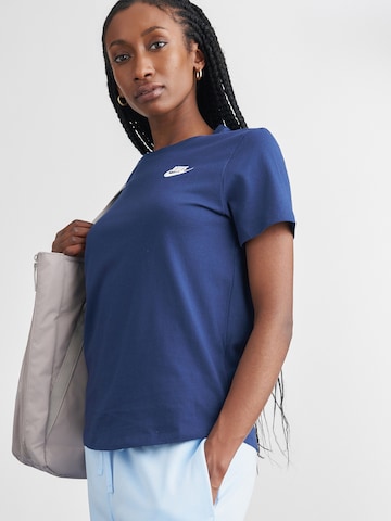 Nike Sportswear Paita 'Club Essential' värissä sininen