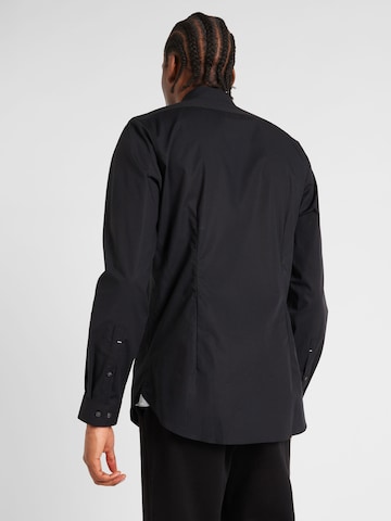 Michael Kors Slim fit Button Up Shirt 'STANDUP' in Black