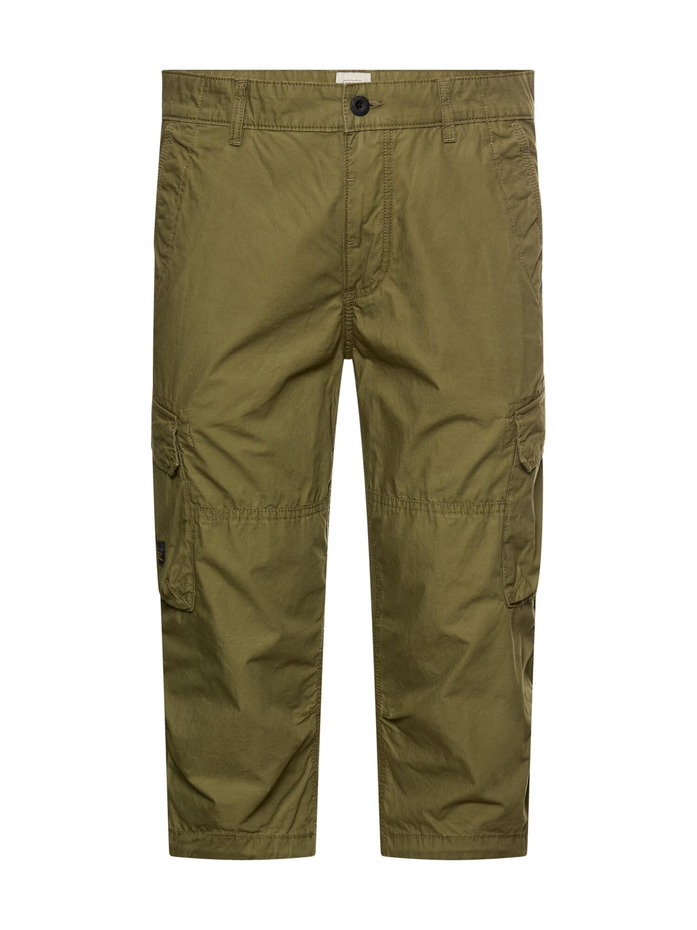 CAMEL ACTIVE Regular Cargo Pants in Green: front