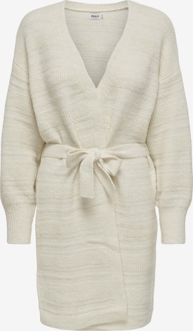 ONLY Gebreid vest 'SELESTA' in Beige: voorkant