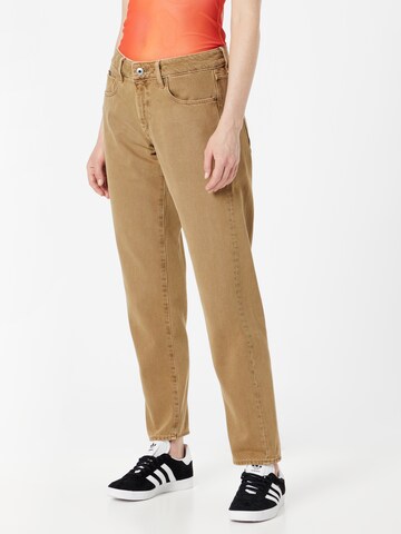 G-STAR Tapered Jeans 'Kate' in Brown: front