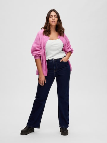 Selected Femme Curve Bootcut Jeans 'Brigitte' in Blauw