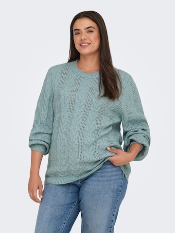 ONLY Carmakoma Sweater 'CARRubina' in Blue: front