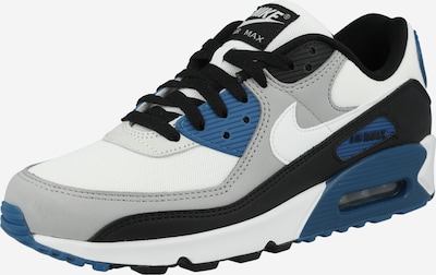 Nike Sportswear Sneakers laag 'Air Max 90' in de kleur Blauw / Grijs / Zwart / Wit, Productweergave