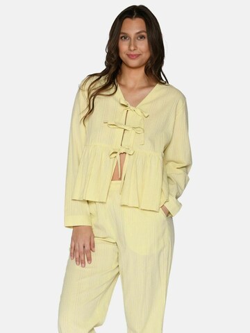 Chemise de nuit 'Bae' CCDK Copenhagen en jaune : devant