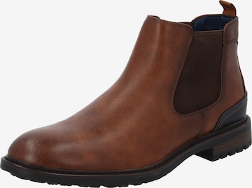 Palado Chelsea Boots 'Trisdan' in Braun: Vorderseite